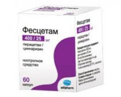 Фесцетам капс. 400 мг+25 мг 60 шт.