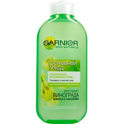 Тоник, Garnier (Гарньер) 200 мл Основной уход для нормальной и смешанной кожи освежающий