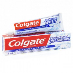 Зубная паста, Colgate (Колгейт) 50 мл комплексное отбеливание